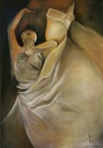 BALLET. Huile116x81cm.