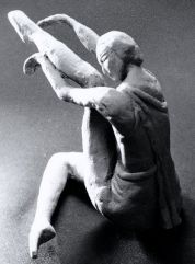 Stylisation,terre cuite.25cm.