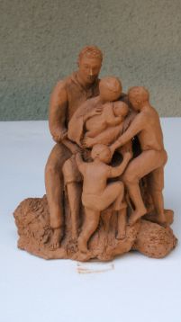Accord Parfait. Terre cuite 30x20x20cm.